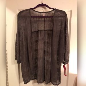 Open front, light, Lacy cardigan.